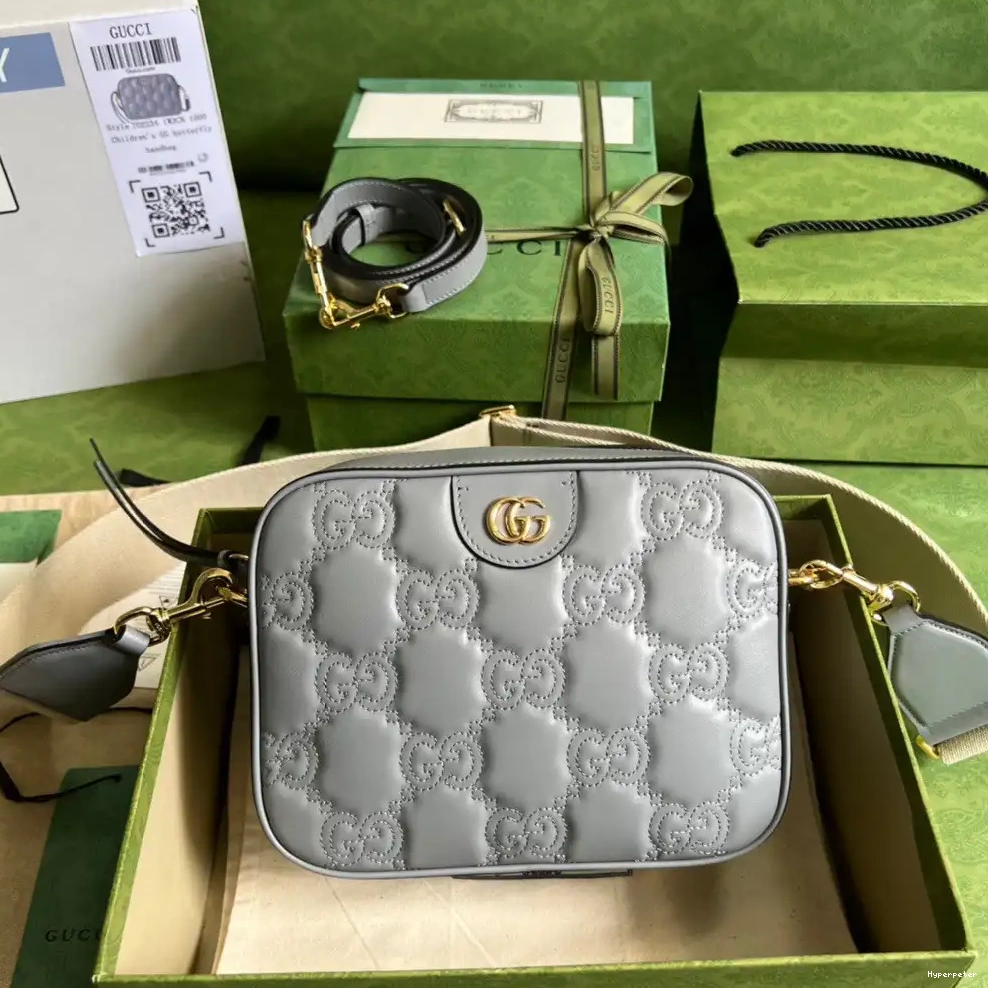 Hyper Peter leather bag shoulder matelassé GG Gucci 0501